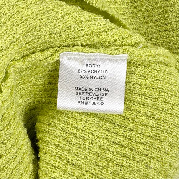 Mod Cloth Women's Matcha do About Nothing Sweater Dress Large Lime Green - Picture 13 of 15